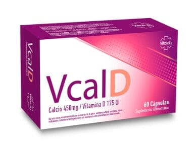 Vcal-D 450 mg/175 UI x 60 cápsulas Farmex-Fonasa-Persistente